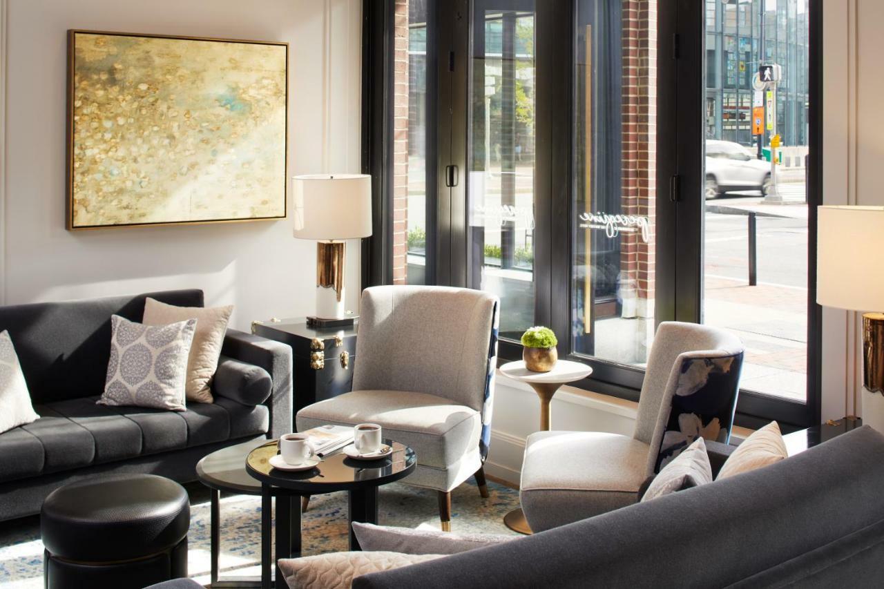 The Whitney Hotel Boston Exterior foto The living room of a model apartment at 100 East 57th Street